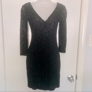 Urban Outfitters, Little Black Lacey Dress, Medium